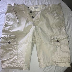 Abercrombie & Fitch mens Cargo Shorts,  washed once never worn size 34